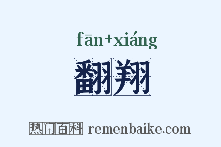 翻翔是什么意思的图片